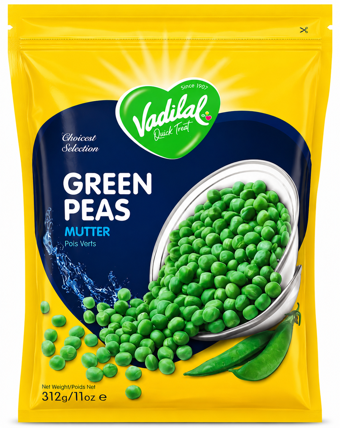 Frozen Green peas(India) 312g