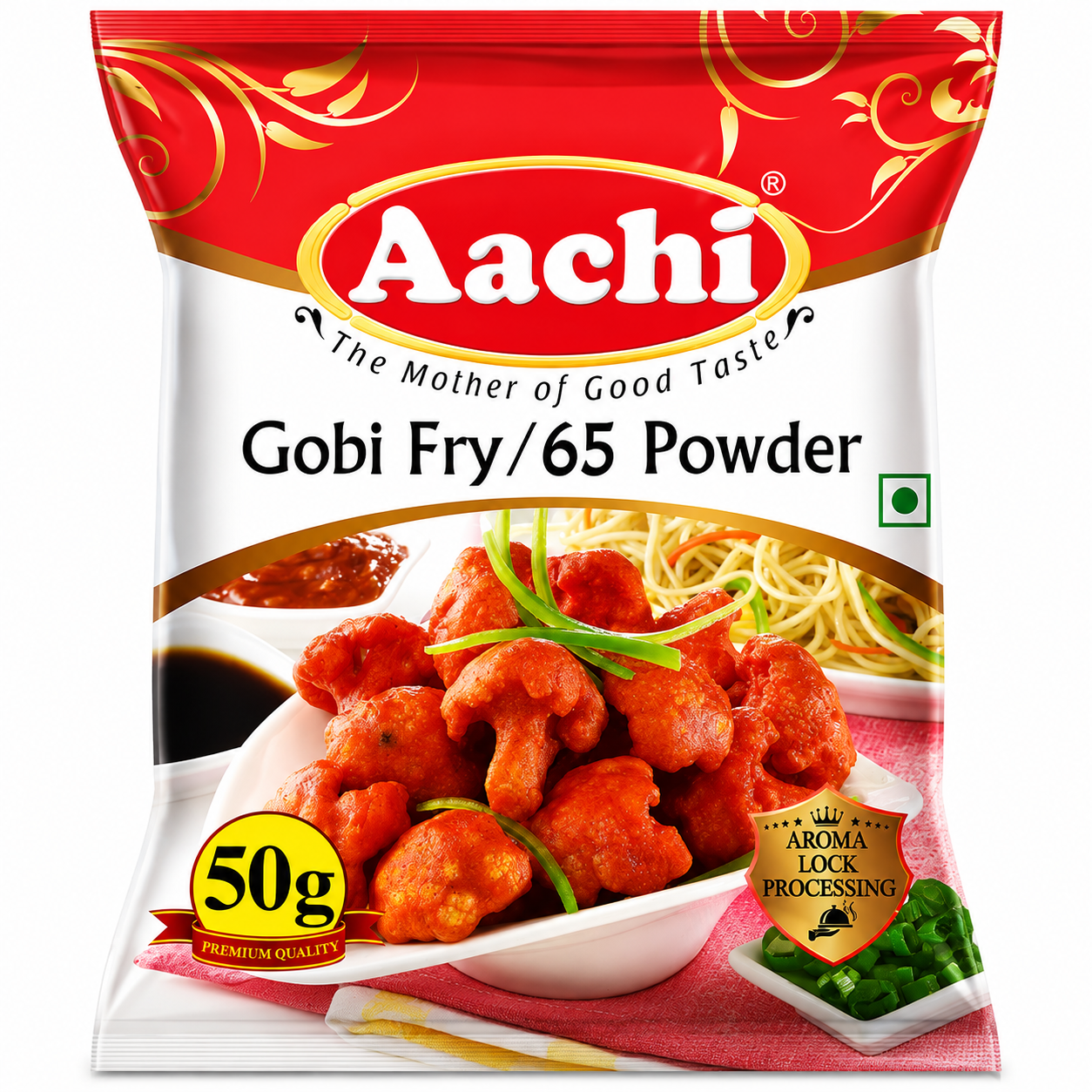 Gobi Fry 65 powder 50g-Aachi