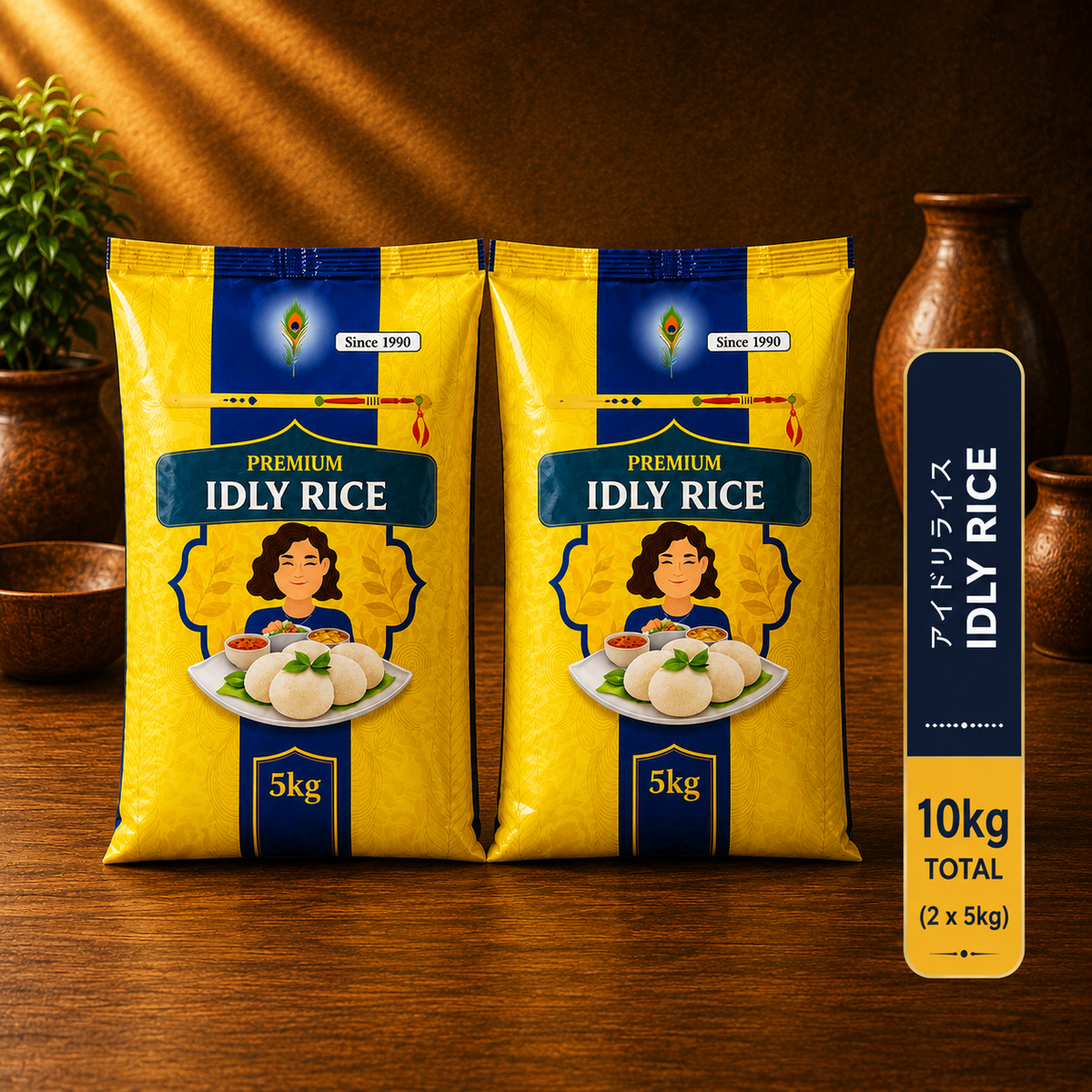 Idly Rice 10kg Value Pack-Kannan Brand