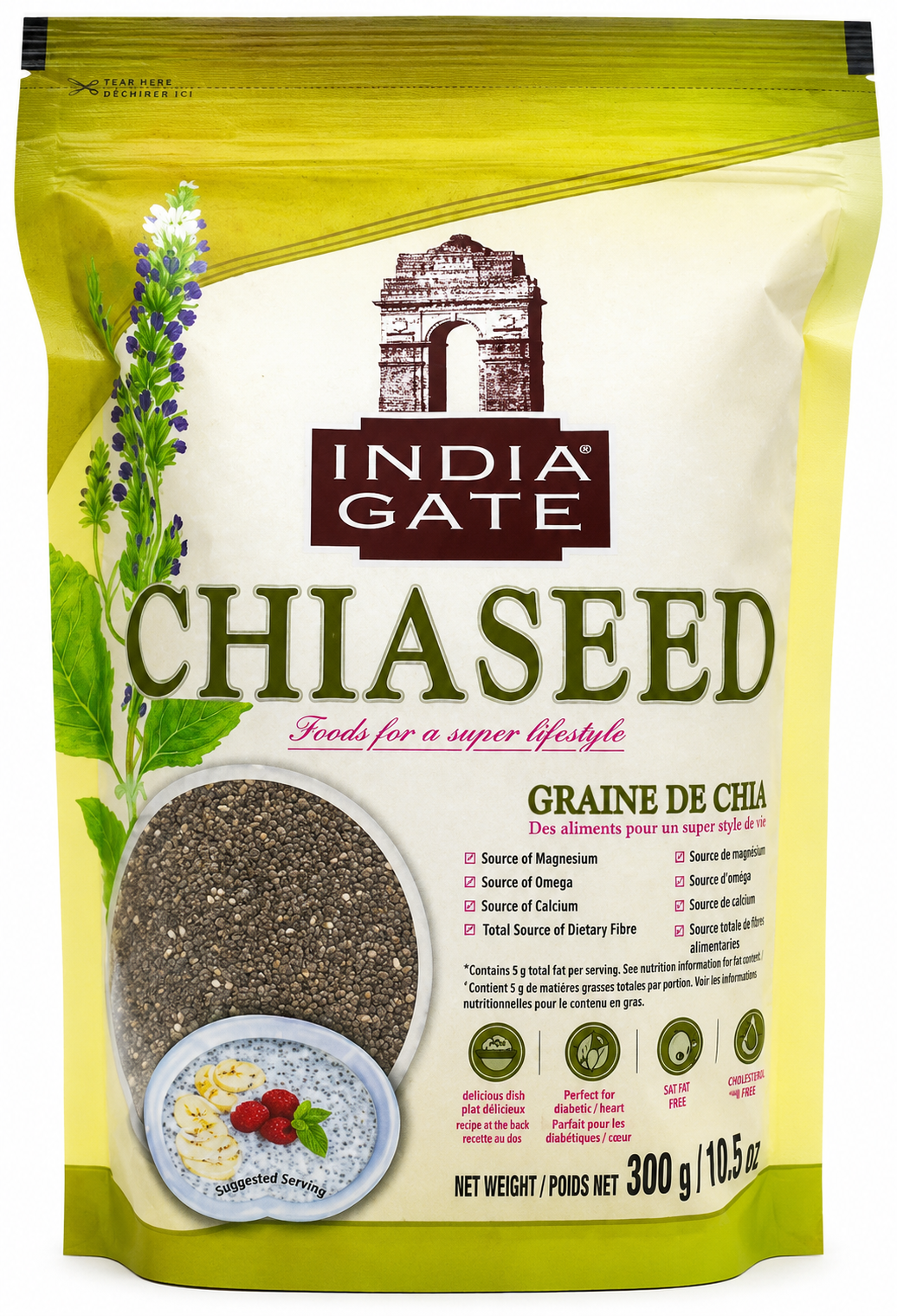 India gate chia seeds 300g