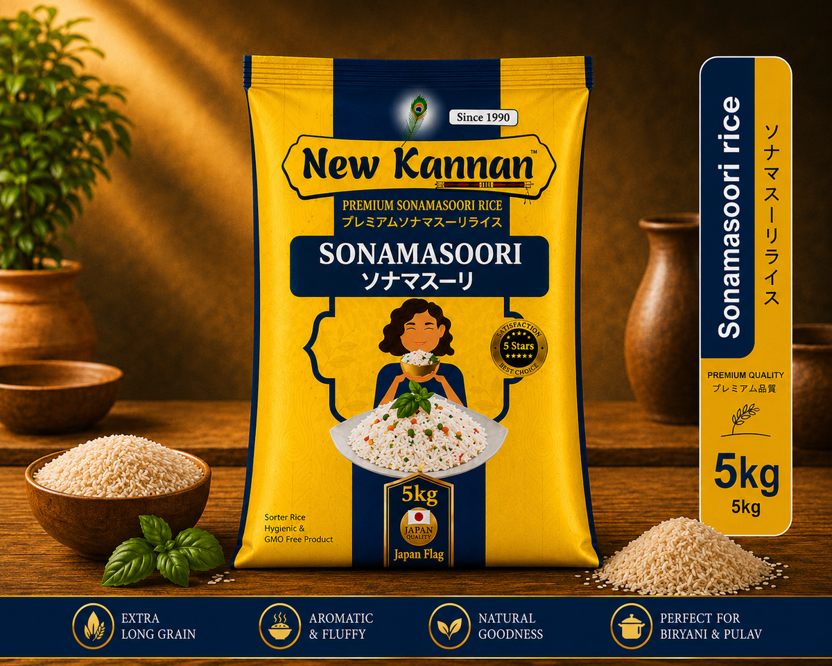 Sonamasoori Rice 5kg -Kannan brand