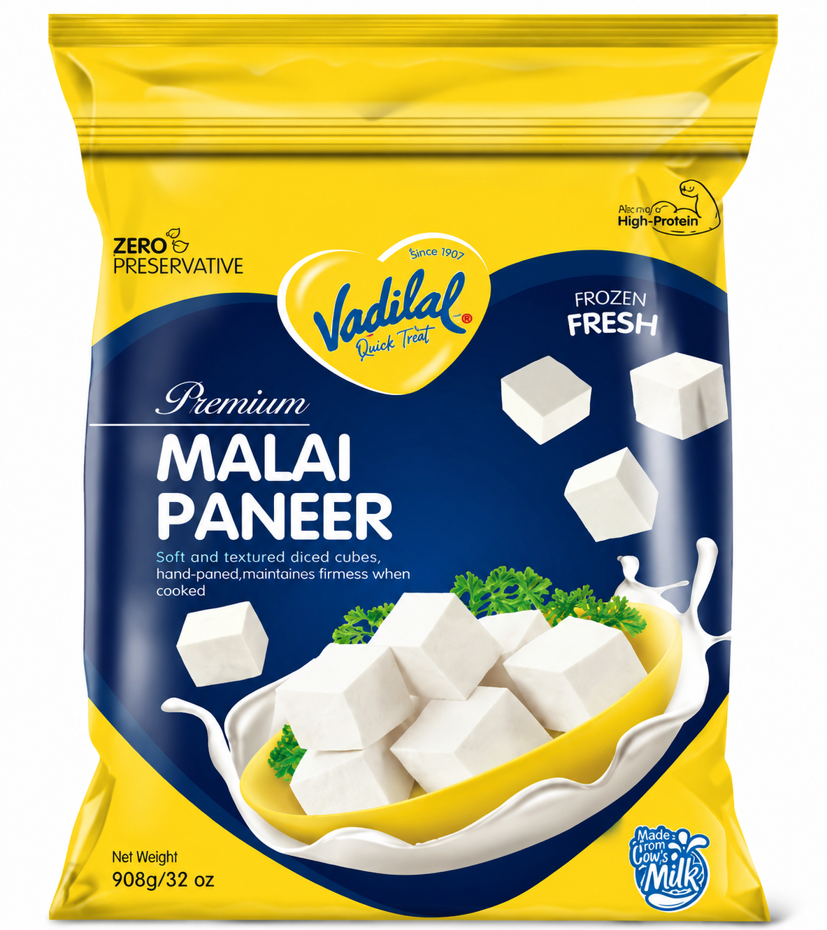 Vadilal Malai Paneer 908g