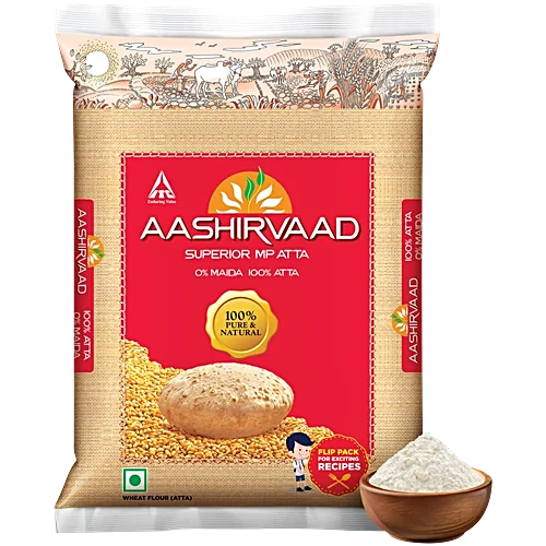 Aashirvaad Atta India 5 kg (price with tax)