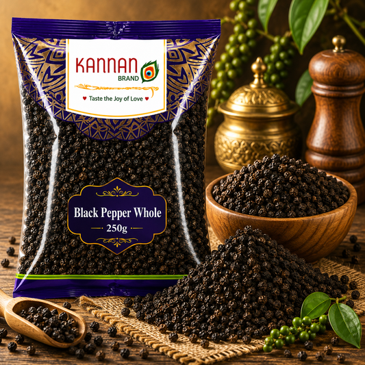 Black pepper whole 250g (kannan Brand)
