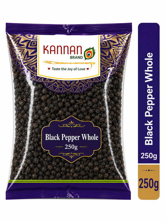 Black pepper whole 250g (kannan Brand)