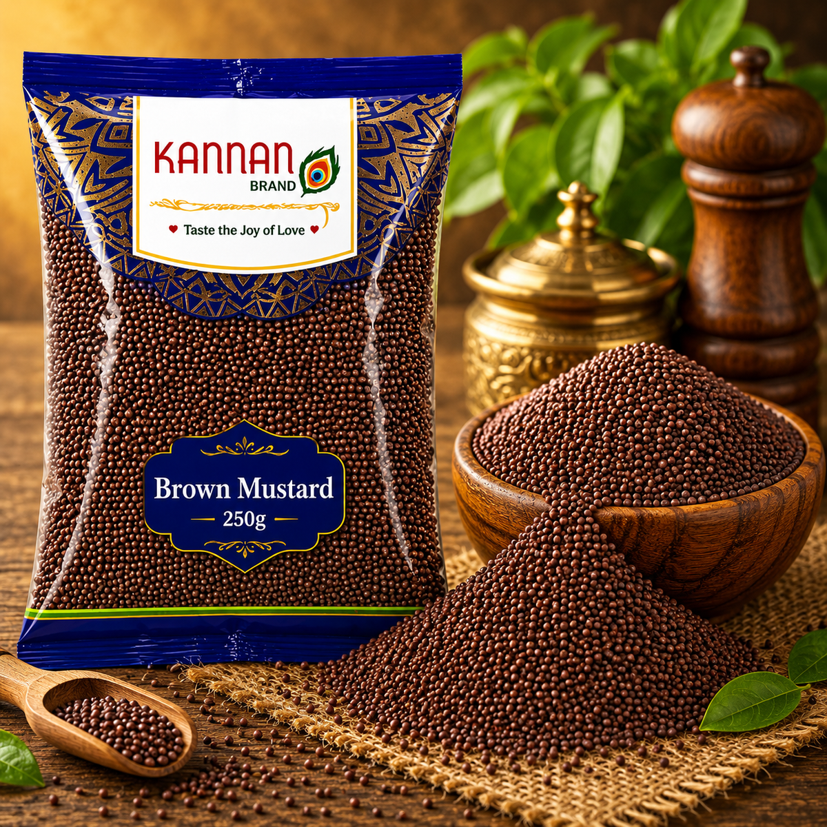 Brown Mustard 250g-Kannan Brand