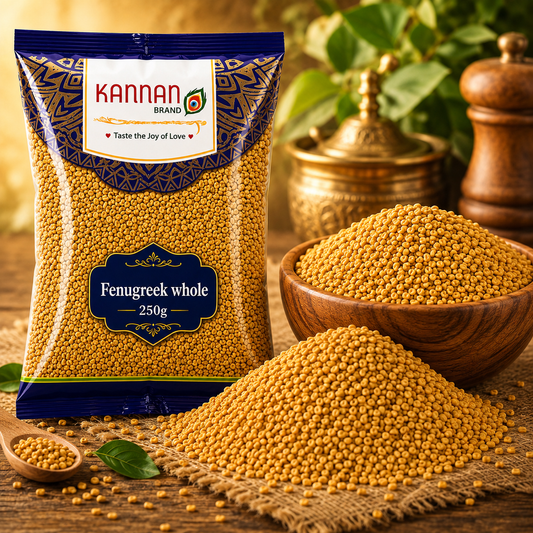 Fenugreek Whole 250g-Kannan Brand