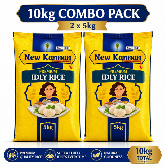 Idly Rice 10kg Value Pack-Kannan Brand