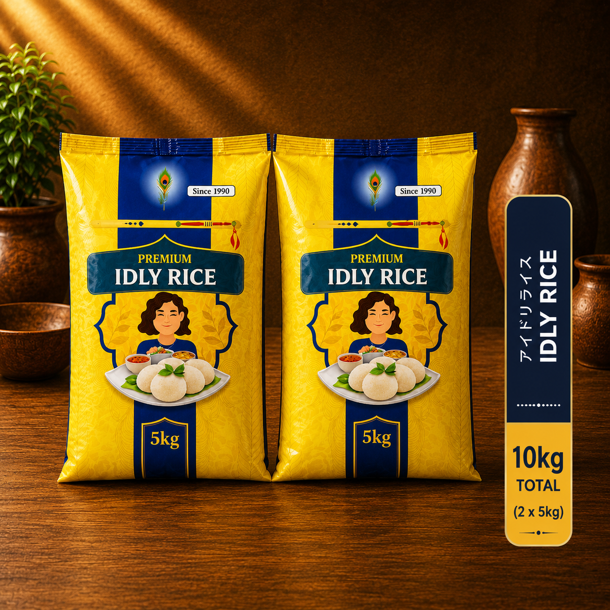 Idly Rice 10kg Value Pack-Kannan Brand
