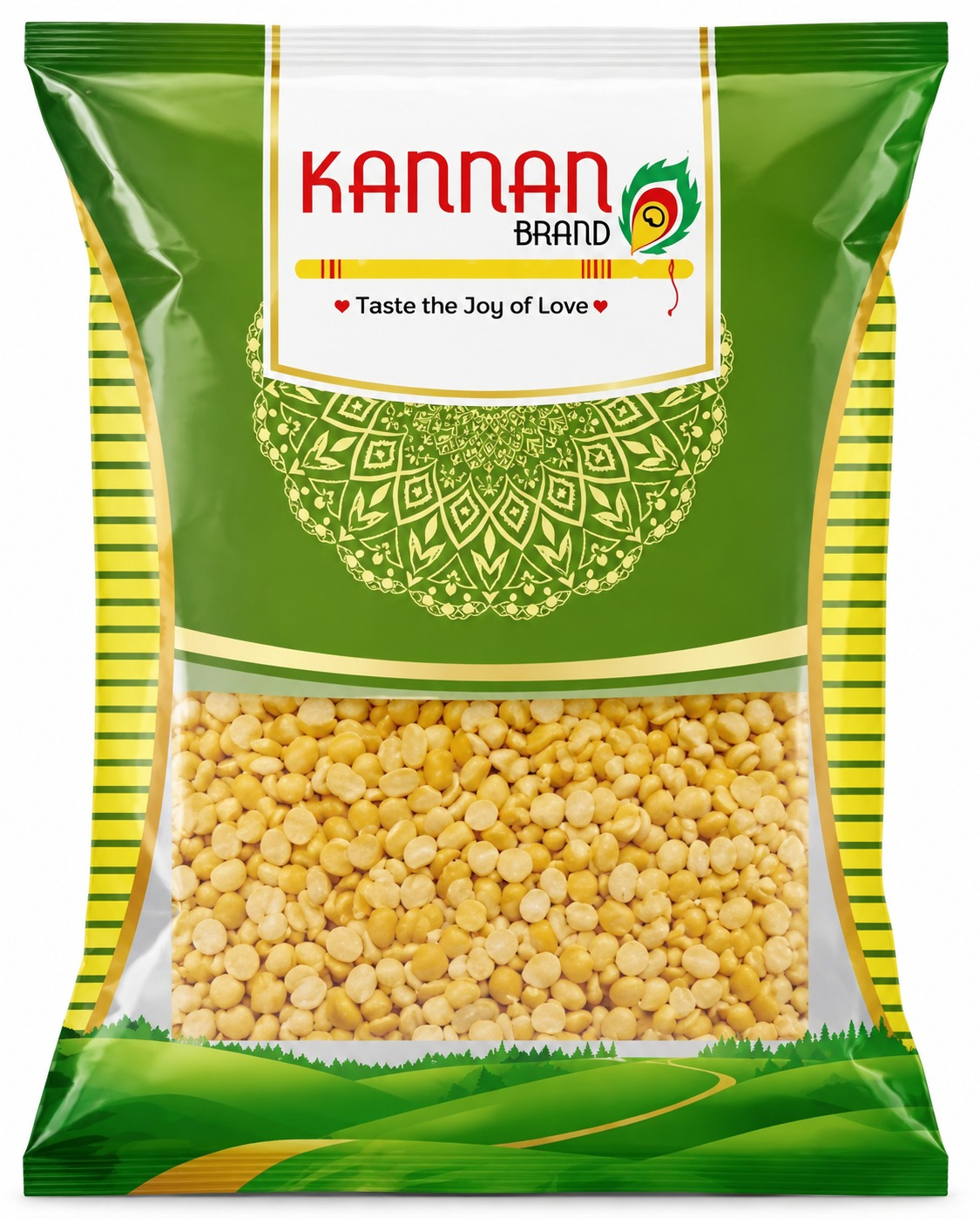 Split Moong dal 1kg-Kannan Brand