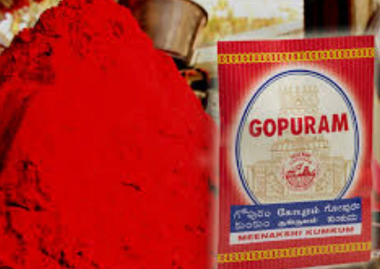 RED kum kum 50g. Gopuram