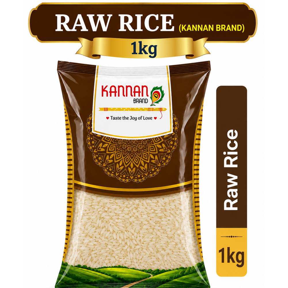 Raw Rice 1 kg-Kannan Brand