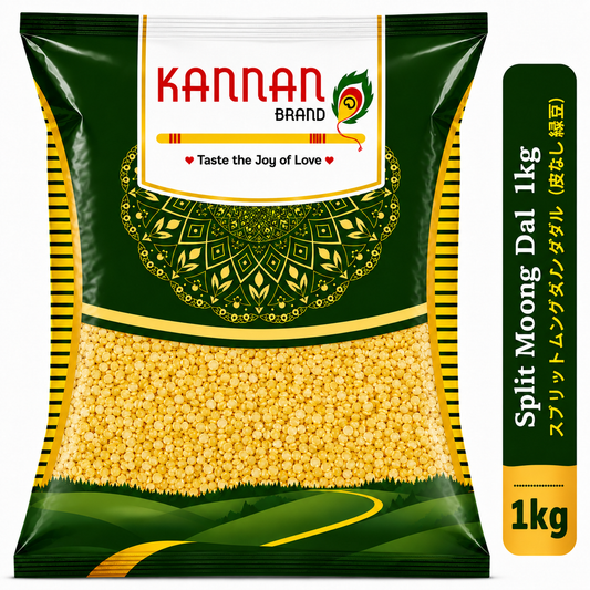 Split Moong Dal 1kg-Kannan Brand