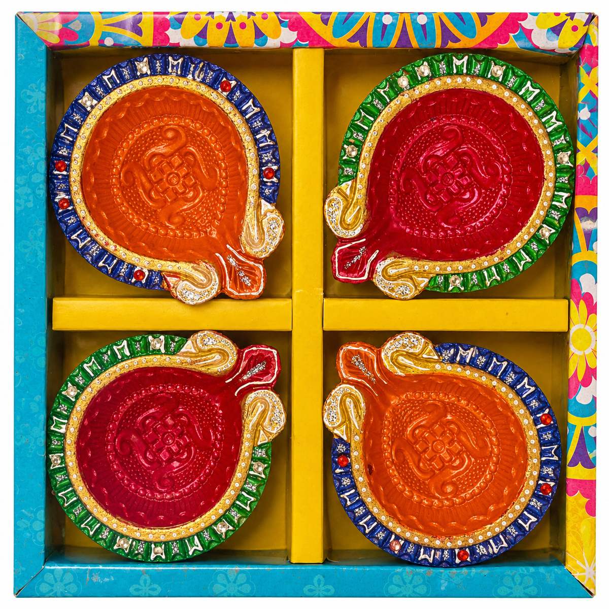Diwali Diya/Lamp set 4Pcs
